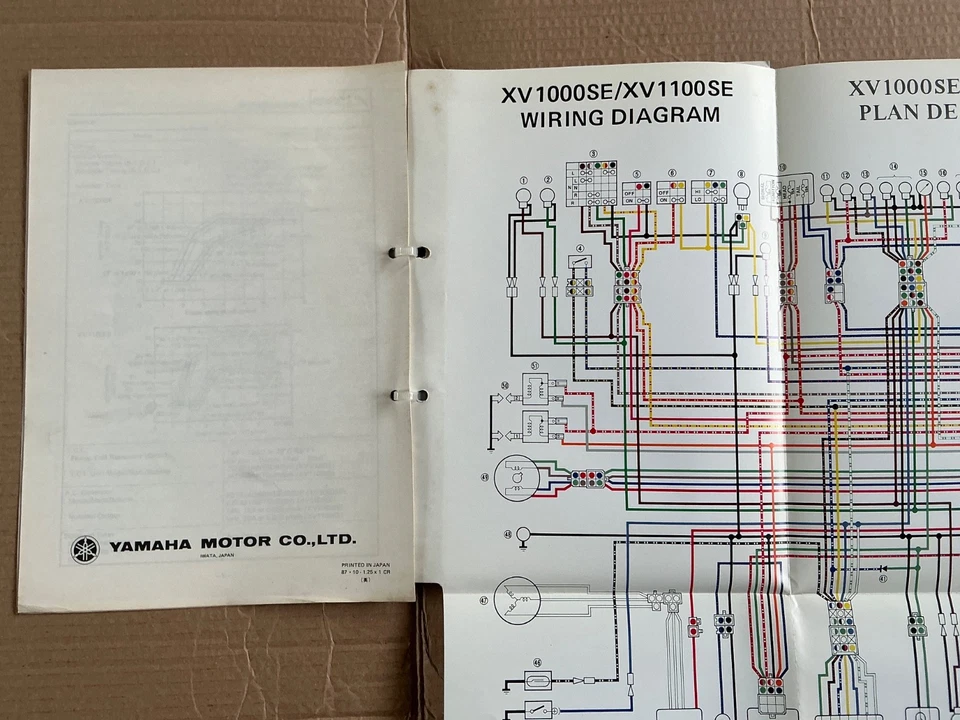YAMAHA SUPPLEMENTARY WORKSHOP SERVICE INFORMATION MANUAL XV1100 XV1000 SE VIRAGO - Image 4 of 4