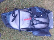 BOB Revolution SE Single  Stroller FABRIC SEAT Cloth BLUE GRAY  BLACK 2010 -2015