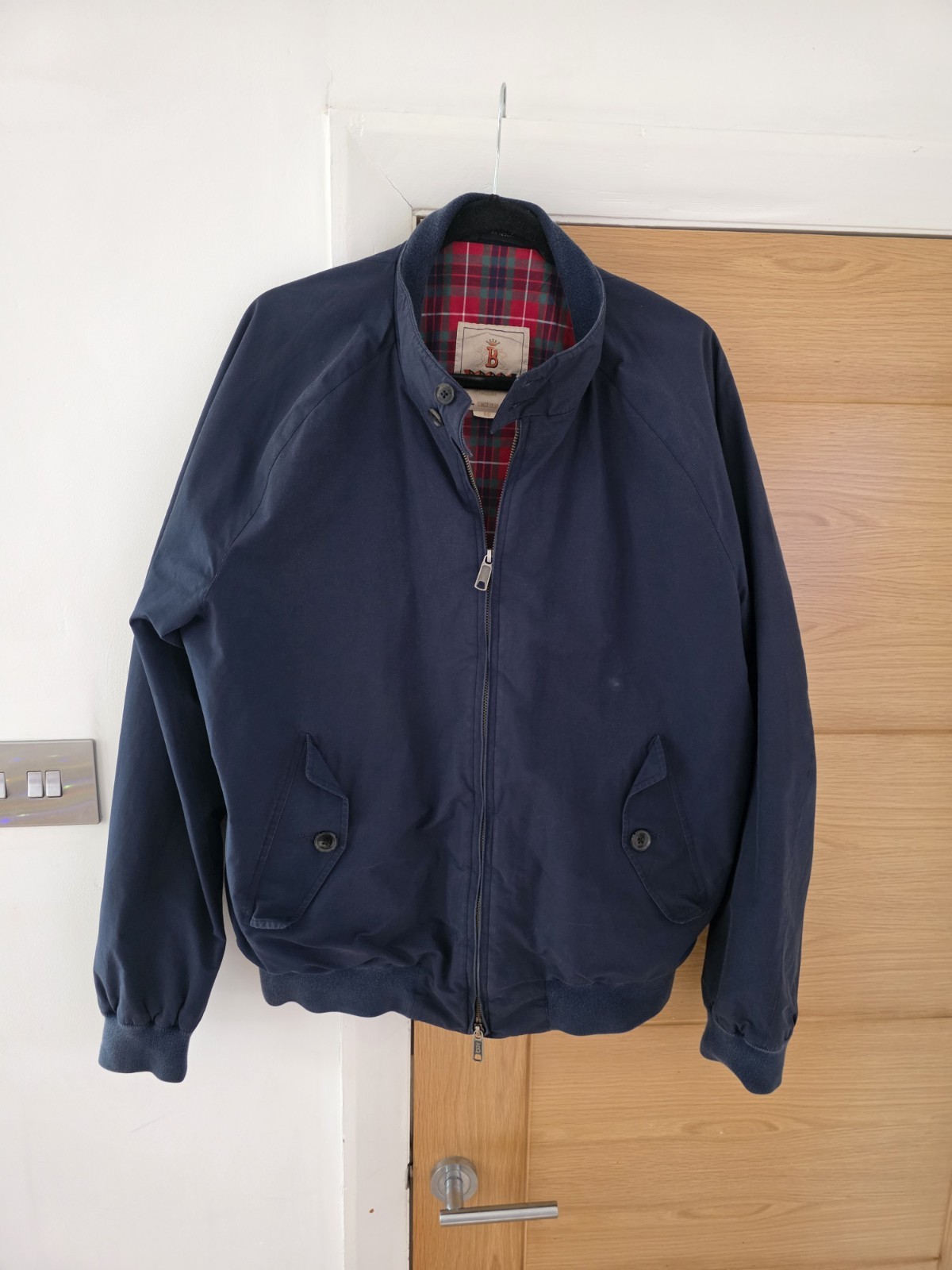 Baracuta G9 Classic Harrington Jacket - Navy - 46 - Large