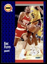 1991-92 Fleer Sleepy Floyd Houston Rockets #74