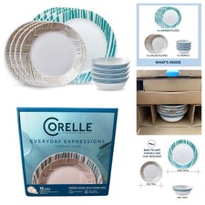 Retired Corelle Everyday Expressions 12 Piece...