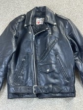Vintage Sears Leather Shop Full Zip Leather M...
