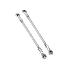 2pcs 210mm Length 8mm Hole Diamete Adjustable Steering Tie Rod Ball Joint for