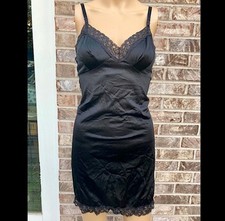 Black Lace Classic Cabernet Chemise Slip