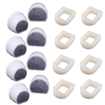 Ersatzfilter für Petsafe Drinkwell, 8+8 Pack Aktivkohlefilter Pet Supllies