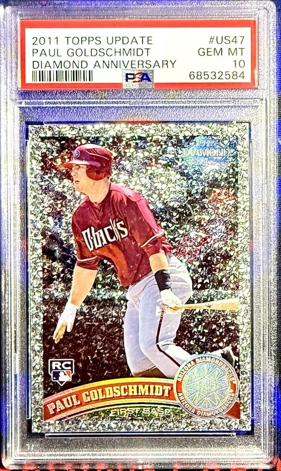 2011 Topps Update #US47 Paul Goldschmidt Diamond Anniversary RC PSA 10