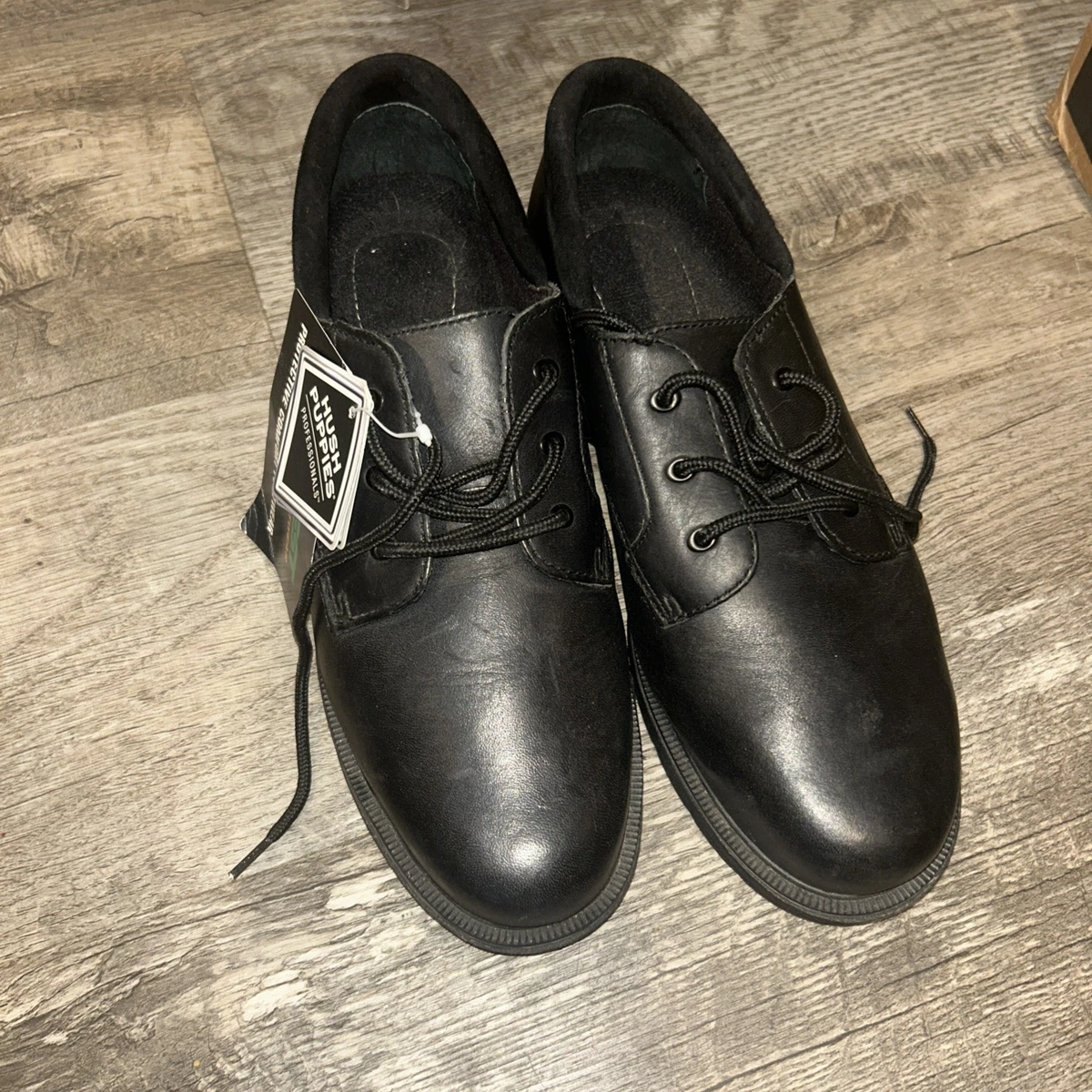 Hush Puppies Oxford Leather Upper Dress Shoes for Men for  display picture 2