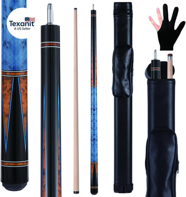 Canadian Maple Pool Cue Sticks (10Mm/11.5Mm/13Mm), 58'' 2-Piece Pool Sticks with