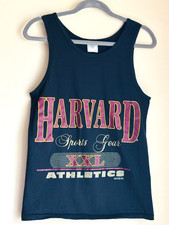 VTG 90s Harvard Athletics Retro Graphic Tank ...