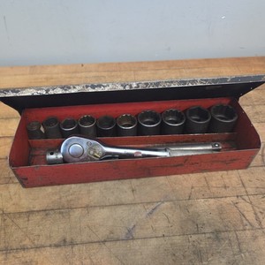 Snap-On Tools Lot Of 13 Ratchet 71-10-2 Extensions & 7 Sockets & 3 Randoms