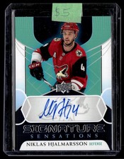 2020-21 Upper Deck Signature Sensations Niklas Hjalmarsson Auto Arizona Coyotes