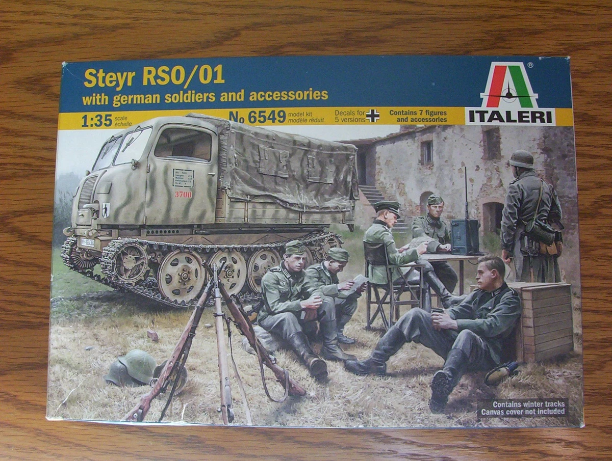 1:35 : Italeri - maquettes en plastique, pinceaux et accessoires - Rue