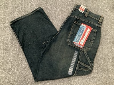 Old Navy Painter Jeans Mens 38x30 Blue Loose Fit Carpenter Denim Work - NEW