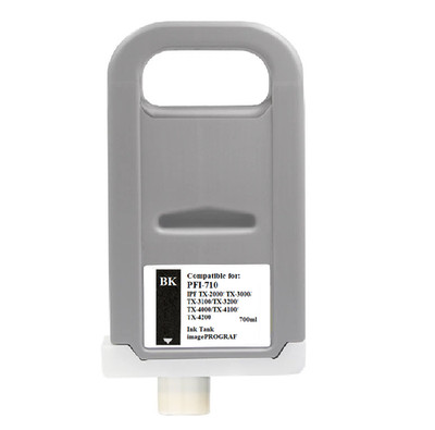 PFI-710 BK Black Ink Tank for Canon iPF TX- 4000 TX-4100 TX-4300 TX-2000 PFI710