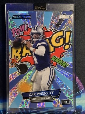 Wild Card Dak Prescott Alumination Comix COMIX Card CBM-DP 1/1 2026 Jumbo size