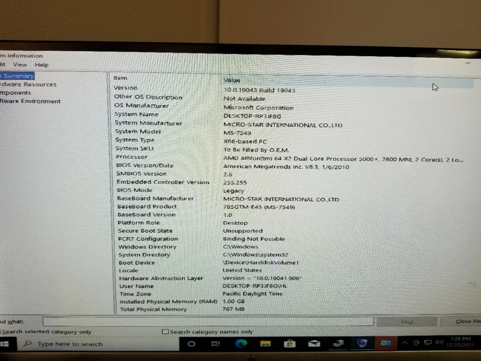 New tested MSI 785GTM-E45 AM2+ MB Combo with AMD Athlon 64 X2 & 1GB RAM - Image 2 of 4