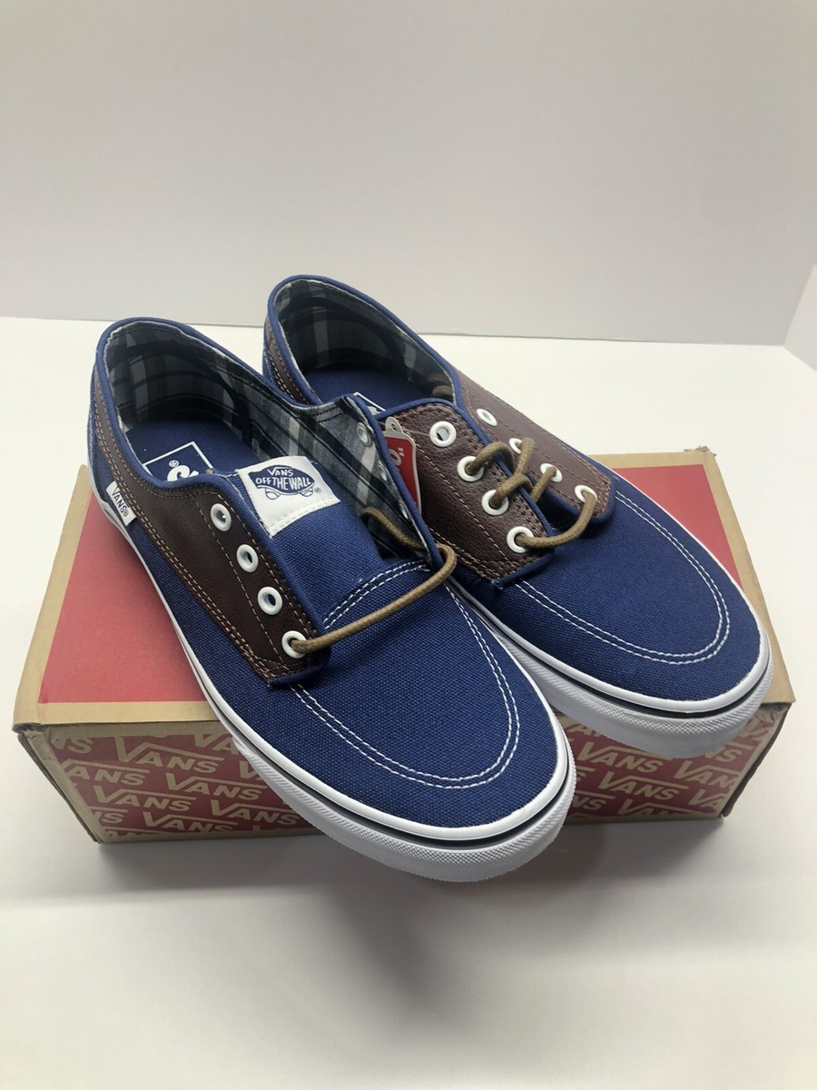 Brown Vans Brigata Vans Canvas And Leather VANS Brigata Blue