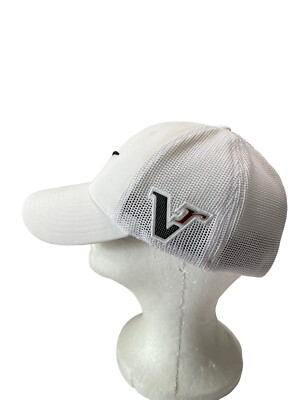 Nike Golf Flex Fit Baseball Hat Cap Embroidered Vr 20xi White Mesh