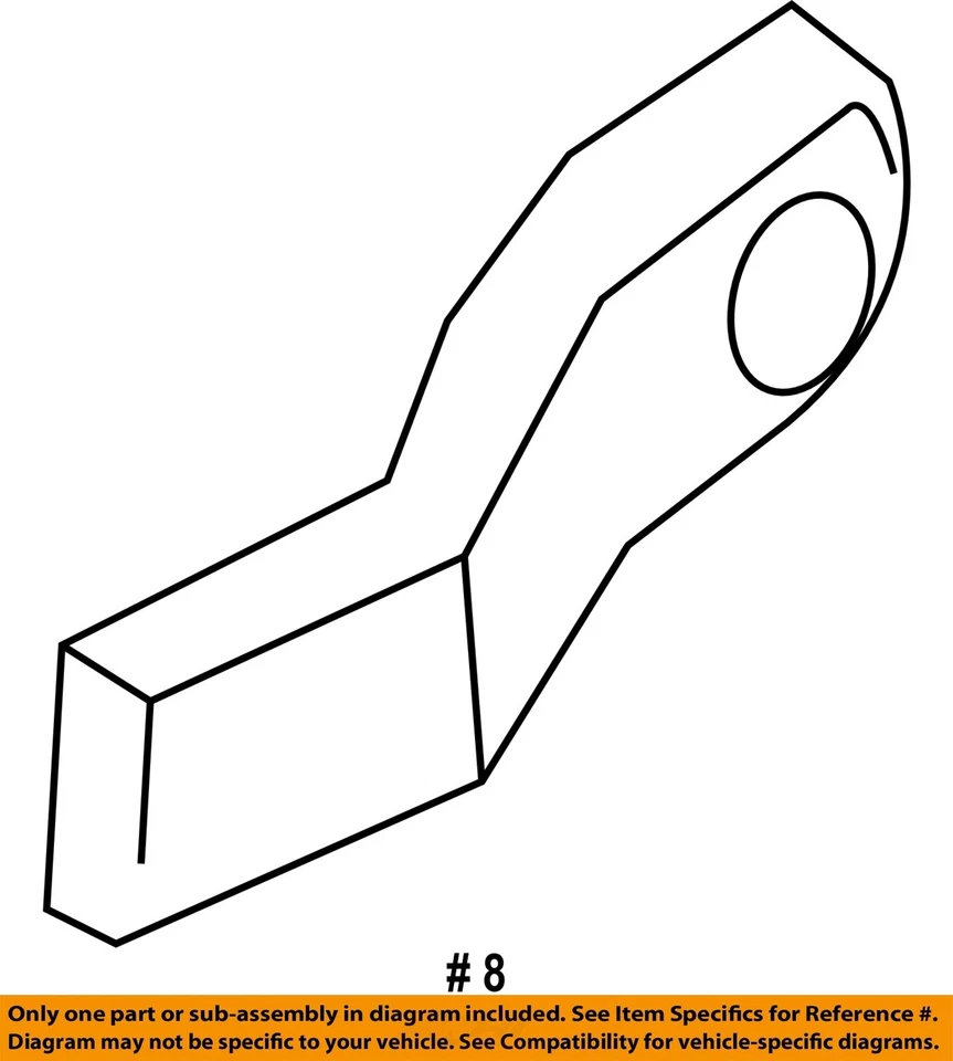 Componentes de parachoques Continental Ford OEM 17-20 - soporte interno GD9Z17D943A Foto 2 de 2