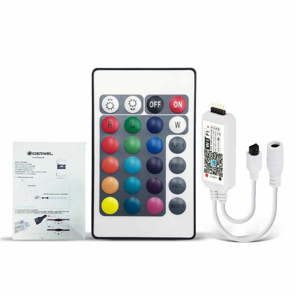 Magic Home 5-28V Wireless WiFi LED Controller RGBW Led strip Remote E2 ...