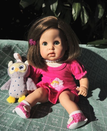 Götz Puppe Baby Girl 33 cm brünett Muffin Cosy Aquini 2013 + viel Zubehör ,Doll - Bild 11 von 24