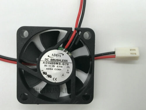 Ventilateur de refroidissement muet Adda AD0405MS-G70 DC5V 0.11A 4010 4 CM - Photo 1 sur 3
