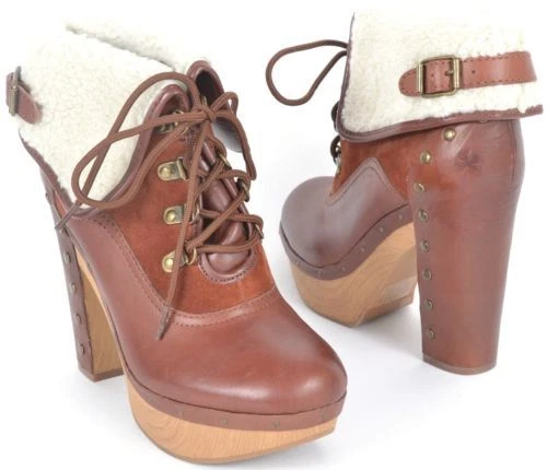 Lucky Brand Chaussures Compensées T.41 / Tanner Platform Ankle Boots Size10 - Photo 1/3