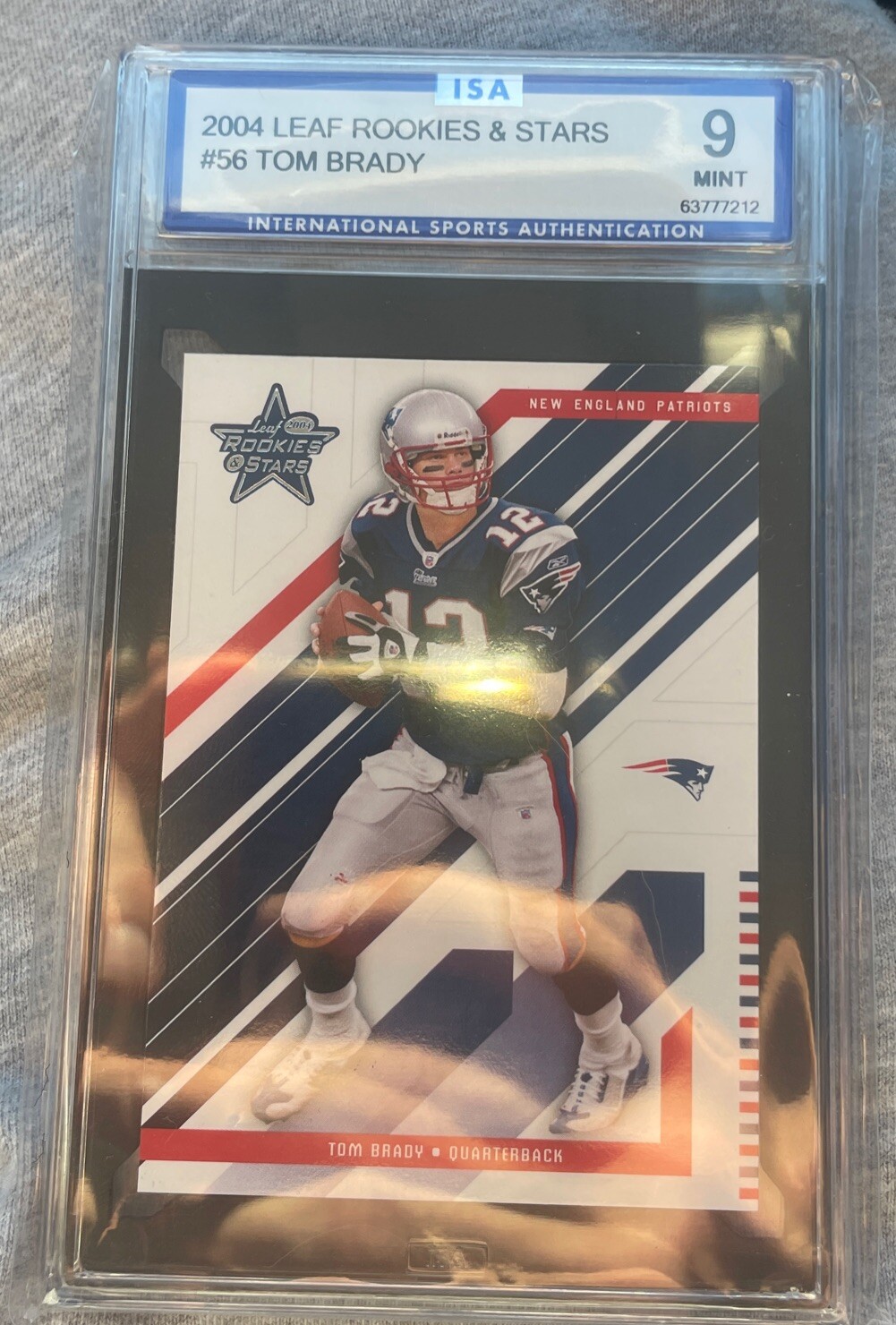 2004 Leaf Rookies and Stars Tom Brady Card #56 MINT 9 PATRIOTS