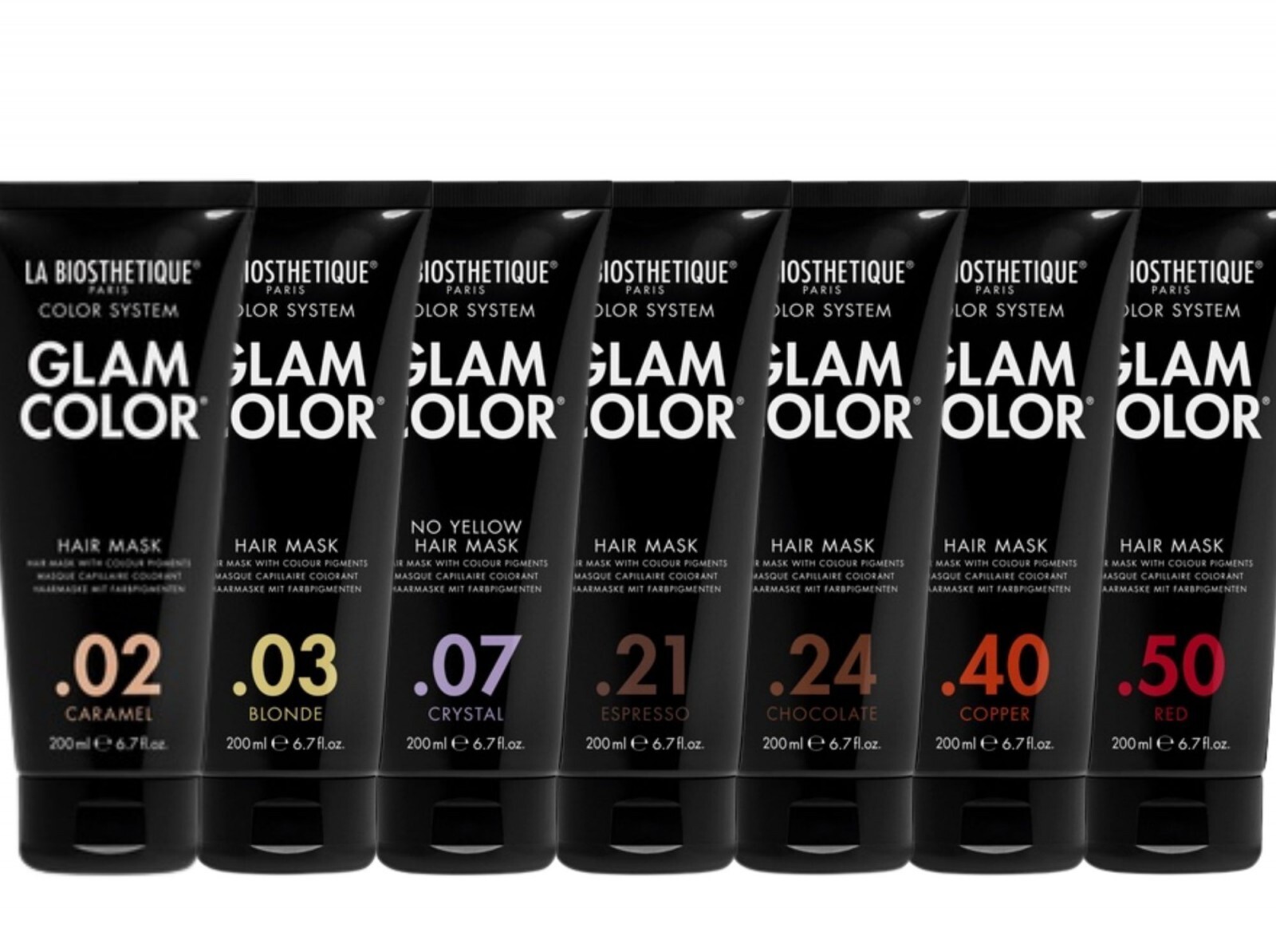 Masque capillaire colorant soin d'exception Glam Color reflets et brillance