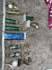 Lot of 11 BASEBALL SOFTBALL Trophy Lot Figures - Plastic Gold - Boy, Man — photo 1