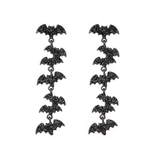 Fashion Pumpkin Ghost Skull Bat Cat Dangle Earrings Hook Women Halloween Jewelry - Picture 20 of 64