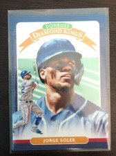 2020 Donruss BLUE DIAMOND KINGS Jorge Soler Kansas City Royals #19 FREE SHIPPING