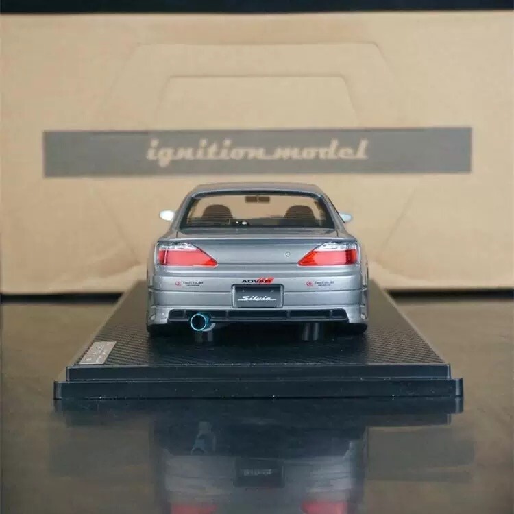 VERTEX S15 SILVIA ダークシルバー（1/18 IG2003 IG2003 VERTEX S15 Silvia Dark Silver – ignition model