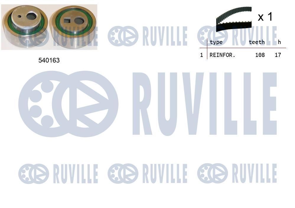 Kit de distribution pour Peugeot 206 1.4 i et Citroën ZX en acier renforcé