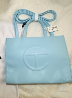 Pool Blue Medium Telfar Bag (Authentic) New with Tags