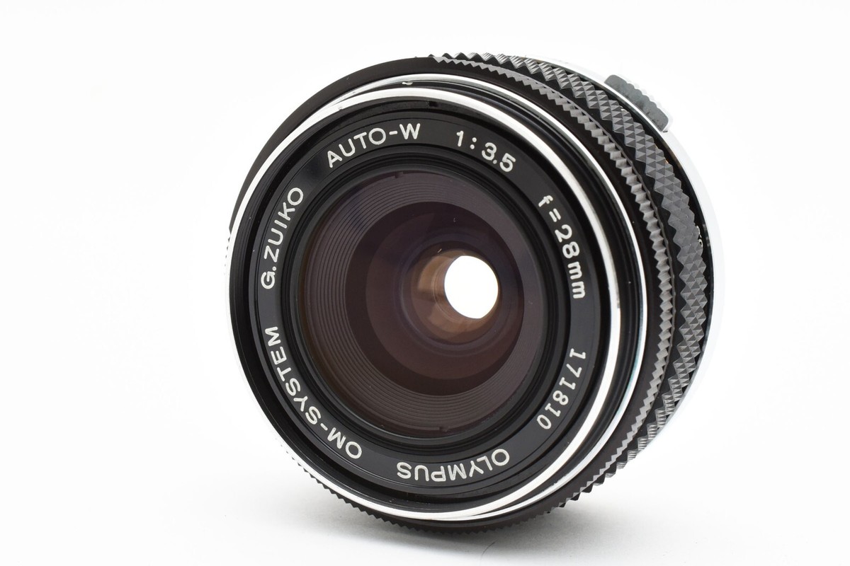 貴重美品 OLYMPUS M-SYSTEM G.ZUIKO 28mm f3.5 Near MINT] Olympus OM-SYSTEM G.Zuiko 28mm F/3.5 Auto-W Wide