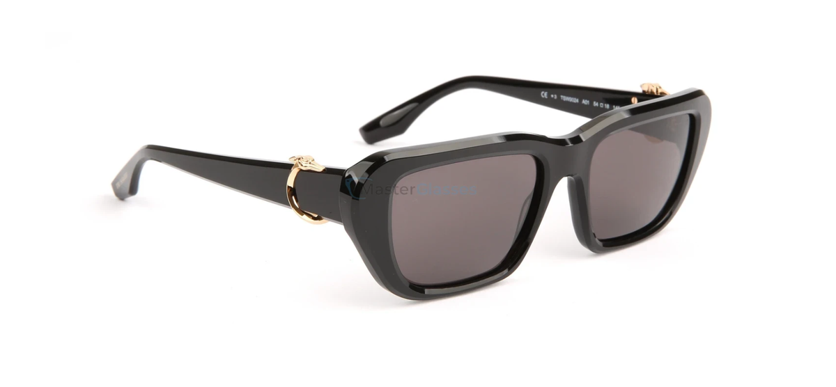 ラッキー Brand New 2024 TRUSSARDI Women Sunglasses TSW9024 A01