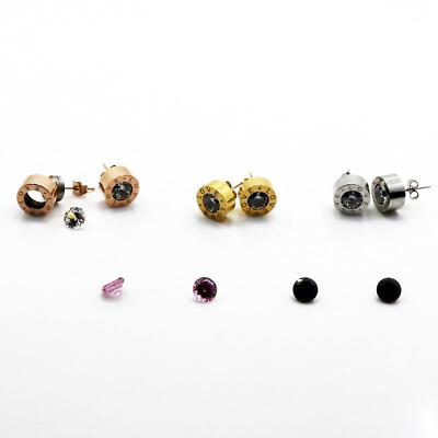 Orecchini Pendenti Moderni Placcati Oro 18k – Con Zirconia Cubica Trasparente – Cristallo - 2