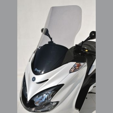 Bulle Ermax HP +10cm gris pour les trajets quotidiens en Yamaha Majesty 400