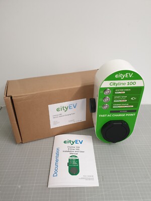 City EV Fast AC Chargepoint 3.5/7kw EVline 100 Smart 32A