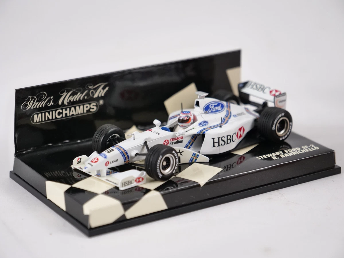 ミニチャンプス製 1/43　スチュワート・フォード　SF-2 Ｒ・バリチェロ MINICHAMPS 1/43スチュワートフォードSF-2 バリチェロ 98 1/43