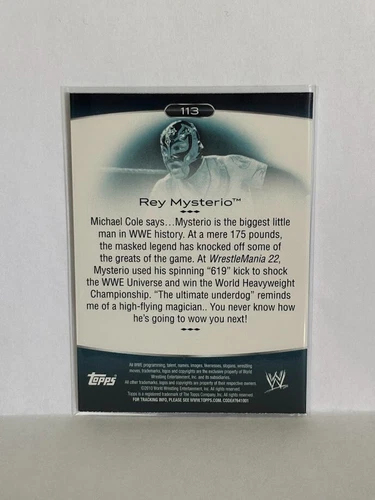 Rey Mysterio 2010 Topps 白金 WWE 彩虹卡 # 113 WWF - 第 6 张/共 6 张