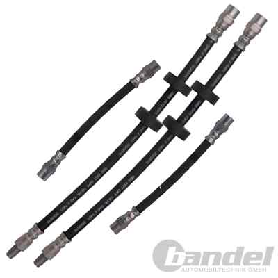 BREMSSCHLAUCH BREMSSCHLÄUCHE VORNE+HINTEN LINKS+RECHTS PASSAT 35i GOLF 1 2 JETTA