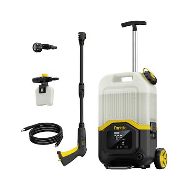 #ad Fanttik NB8 Ultra Cordless Pressure Washer w 4.0 Gal Tank Max 725PSI Electri... $256.17