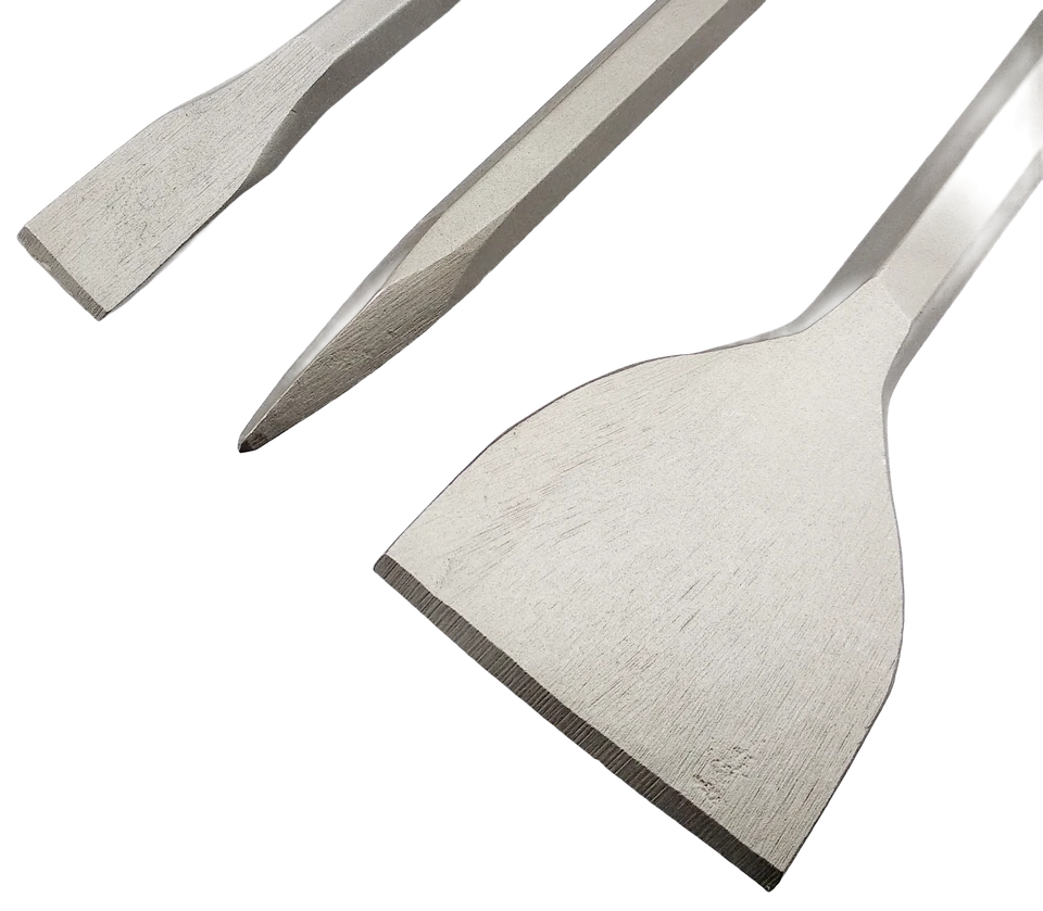 400mm Kraftfeld SDS Plus Spitz -o. Flachmeißel 20/40/70mm Spatmeißel Meisel lang - Bild 3 von 4