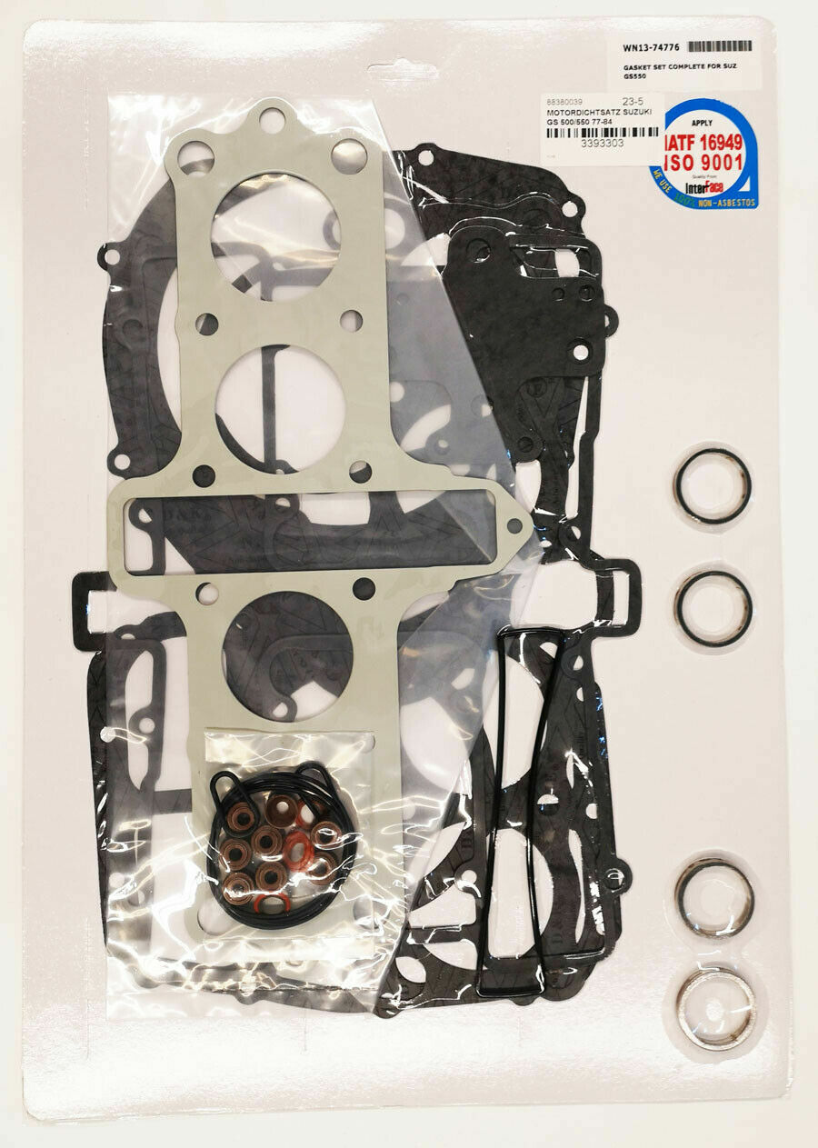 Joints moteur complets Suzuki GS 550 conformité origine et découpe haute précision
