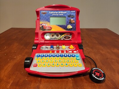 VTech DISNEY Pixar Cars LIGHTNING McQUEEN Learning Laptop Tested
