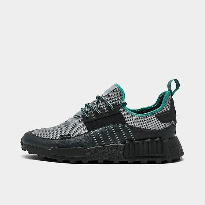 Кроссовки Adidas NMD R1 TR Серо-бирюзовые, черные, Оригинал GZ4617, мужской размер