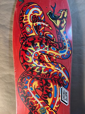 Santa Cruz Jeff Kendall Snake Reissue Skateboard Deck Blacklight
