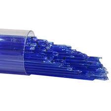 Oceanside Stringers Approx.1/25"DIA.x17"L. Light Blue Trans. 5OZ. Tube 96 COE.